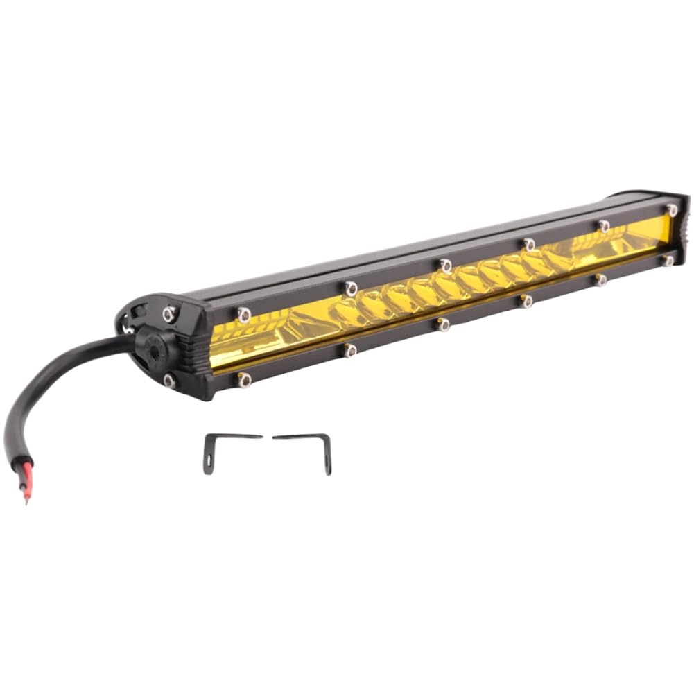ABTC-Car LED Singolo Faretto Luce fuoristrada Faro Barra lunga Griglia centrale Faretto Griglia Luce targa