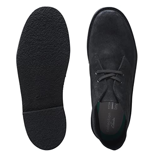 Clarks Herren Desert Boot Bushacre 3 Chukka-Stiefel, Black Polished Leather, 46 EU – Ansicht 8