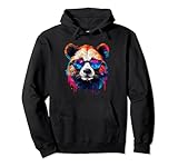 Photo Gallery panda bear colorful polygon opera d arte raccoon lover felpa con cappuccio Photo Gallery panda bear colorful polygon opera d arte raccoon lover felpa con cappuccio