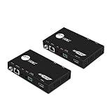 SIIG HDBaseT HDMI Extender 4K 60Hz HDR HDMI 2.0 Over Single Cat5e/6 with RS-232 & IR - 196ft (60m) @