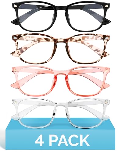 Image of MIGSIR Blue Light Blocking Glasses for Computer Gaming, Fashion Fake Helps Reduce Screen Fatigue Eyeglasses for Women Men