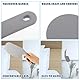 TIESOME 2pcs 29.5×10cm Bettlaken Einziehwerkzeug, Matratzenheber zum Wechseln der Bettwäsche arbeitssparendes Bettlaken Wechselwerkzeug Bettlaken Wechselhelfer Bed Werkzeug