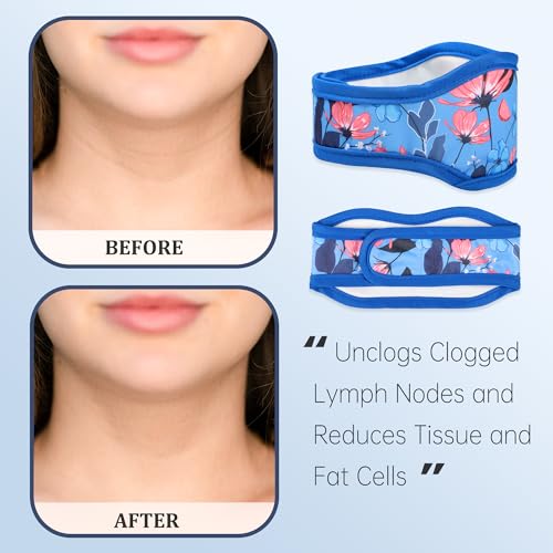 Image of 2 Pack Castor Oil Pack Wrap, Reusable Castor Oil Pack Organic Cotton Anti Oil Leak(Oil are Not Include) Flower