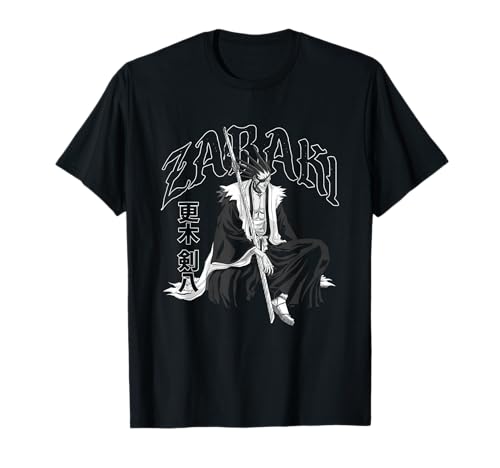 Bleach Zabaki Nombre Distorsionado Camiseta