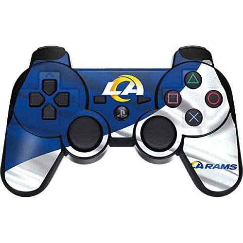 Skinit Decal Gaming Skin Compatible with PS3 Dual Shock Wireless Controller - Officially Licensed NFL Los Angeles Rams Flag Design