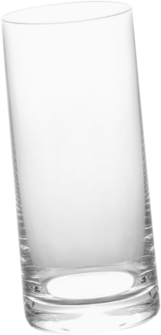 SOLUSTRE Glass Straight Water Cup Drinking Glassware for Juice Beverages Elegant Household Glassware for Daily Use