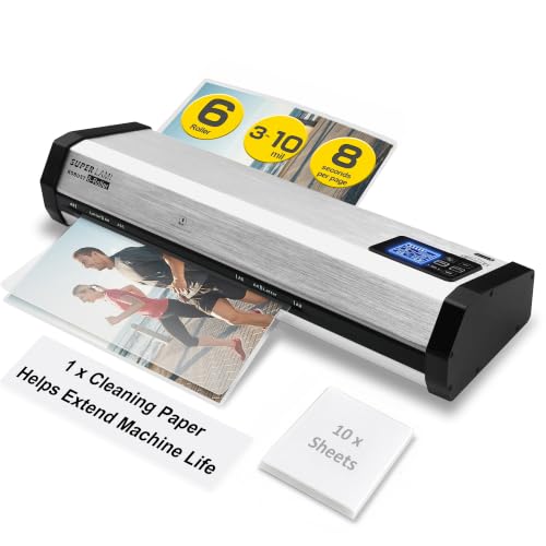 SINCHI Robust 6-Roller Laminator with LCD