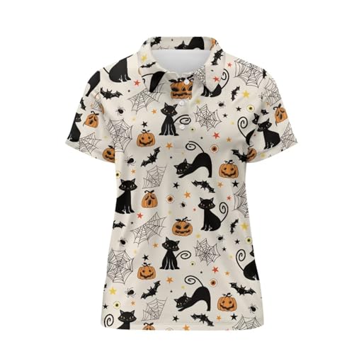 Womens Golf Clothes Short Sleeve V Neck Tennis Shirts for Ladies 3 Button Pullover Running Outdoor Tops4