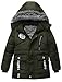 Produktbild Odziezet Baby Steppjacke Jungen mit Kunstfell Dicke Kinderjacke Winterjacke Warme Gegütterte Kapuzenjacke 2-7 Jahre alt