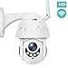 PTZ Smart Security Camera with Motion Detection, TOWODE Waterproof Home 2.4G WiFi IP IR-Lens Wireless Camera 1080P CCTV Surveillance Cameras JPEG Snapshot Function Outdoor (Surveillance Cameras)