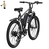 Aairsk Elektrofahrrad Trekkingrad Herren Damen mit 42V 10Ah 360Wh Akku,100km Reichweite, 250W Motor...