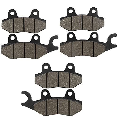 Cnornus Pastillas de Freno Delanteras Y Traseras para YAMAHA XTZ750 XTZ 750 Super Tenere 750 1989 1995 YFZ450 YFZ 450 RY/RZ (Quad) 2009 2010