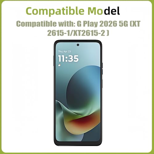 Image of LCD Display [Support Fingerprint] Compatible with Moto G Play 2026 5G [6.7 inch] XT2615-1 /XT2615-2 Screen Touch Digitizer Assembly Black LCD Display with Repair kit
