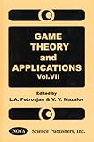  Game Theory & Applications, Volume 7