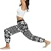 Nuofengkudu Mujer Hippies Pantalones Harem Tailandeses Boho Estampados Bolsillos Cintura Alta Baggy...