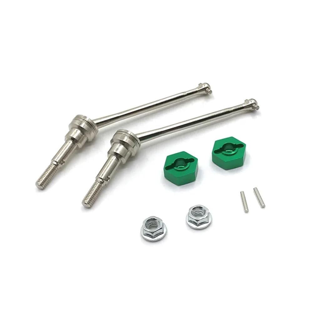 Arbre de transmission avant vert en métal pour piloter votre voiture RC 12428 sur tout terrain