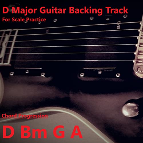 Play D Major Guitar Backing Track For Scale Practice by Jimmy C's