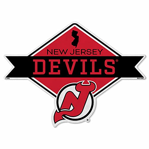 Fanions NHL New Jersey Devils Rico Industries en feutre pour décoration de salon