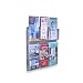 Azar 252066 Six-Pocket Wall Mount Brochure Holder, 2-Piece Set