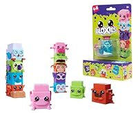 Simba 105952627 - Bloxies Figur (4 Stck.) - Tier-Bausteine zum Stapeln und Sammeln mit Bewegungseffekt, Spielzeug für Kinder ab 3 Jahre, Auswahl per Zufallsprinzip in Überraschungs-Verpackung