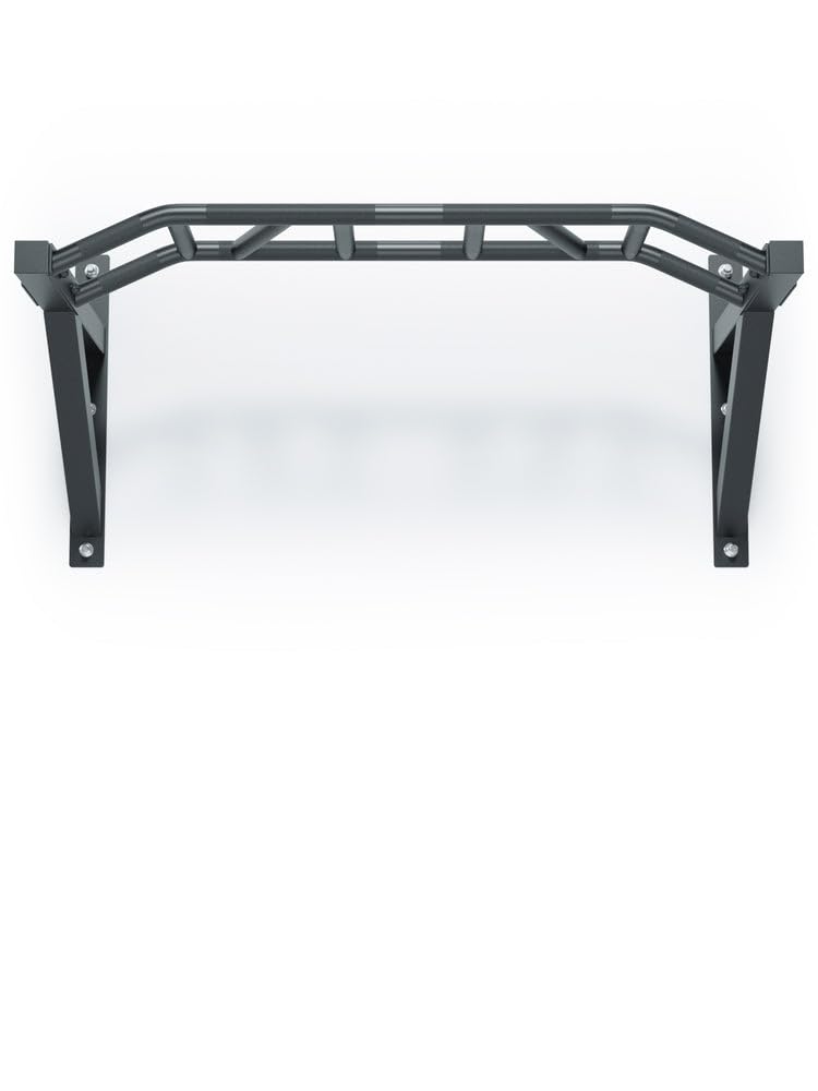 ATLETICA Multi-Grip Klimmzugstange, 117 cm breit, 56 cm tief | Viele Griffvariationen, Stabile Wandhalterung, Für explosive Übungen geeignet