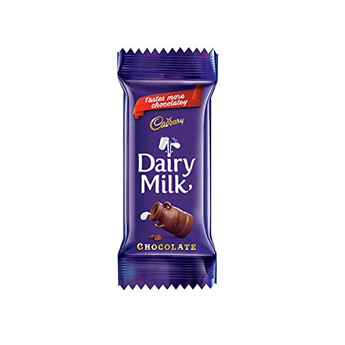 Cadbury Dairy Milk Chocolate Bar, 13.2 Gram (Pack Of 50)