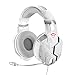 Trust Cuffie Gaming GXT 322W Carus con Microfono Flessibile, 3.5 mm Jack, Filo, Over Ear, PC, PS4, PS5, Xbox Series X, Xbox One, Switch, Bianco Mimetico