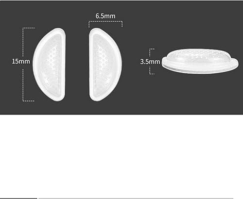 Miniatura 2 de Almohadillas adhesivas de silicona suave para la nariz, almohadillas antideslizantes mejoradas para lentes de sol y lentes de sol, 5 pares con