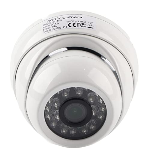 Caméra Vidéo Coaxiale AHD 1080P HD Caméra de Surveillance de Vision Nocturne Infrarouge Moniteur Dôme Intérieur Caméra de Vidéosurveillance(COPAIN)