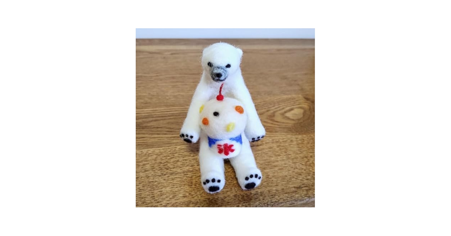 ✿羊毛フェルト✿ぽってりしろくまさん✿アザラシくん✿ぺんぎんくん✿スイカ✿ 楽天市場】仲良しアザラシとペンギンの赤ちゃん 手作りキット