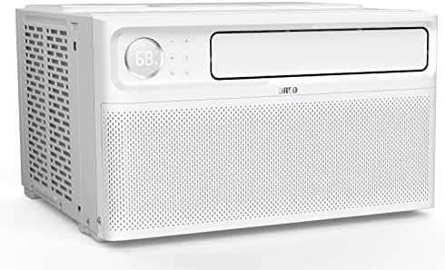 Dreo Inverter Window Air Conditioner, 8000 BTU AC Unit for Room Bedroom, Easy Installation, 42db Ultra Quiet, 35% Energy Savings, Cools Up to 350 sq ft,