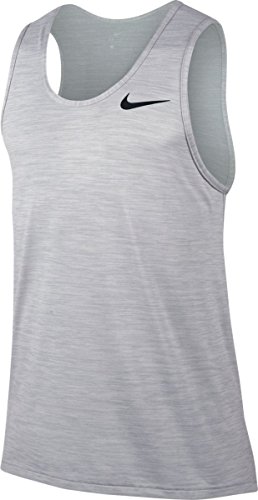 Men's Nike Breathe Training Tank,Black/Anthracite/Metallic Hematite,X-Large