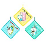 丸眞 ループタオル 3枚組 I'm doraemon ドラえもん わくわくツールズ ドラえもん アニメ まんが 保育園 幼稚園 入園 園児 ループかけられる 手拭き