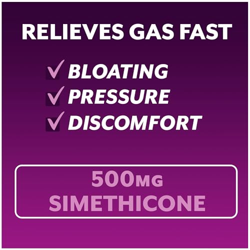 Image of Phazyme Ultimate Strength Anti-Gas 500 mg Simethicone Gas Relief for Adults, Fast Gels Quickly Ease Bloating, Pressure and Discomfort, 20 Count