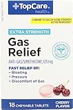 Topcare,XS Gas Relief Cherry, 18 Count
