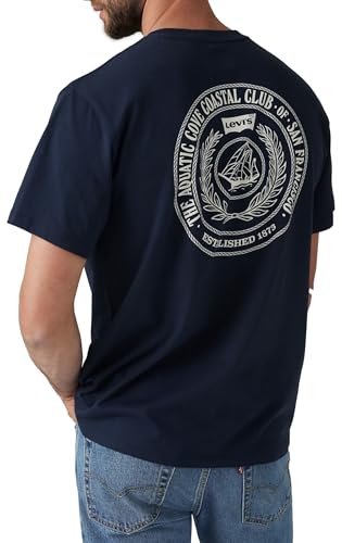 Levi's Ss Relaxed Fit Tee Nautical Concept Navy – Ansicht 4