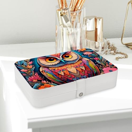 Boîte à bijoux support de rangement compact pour protéger boucles d'oreilles - 7