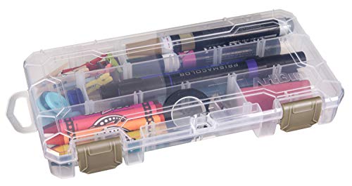 Image of ArtBin 3003AB Solutions Small Box, Art & Craft Supply Organizer with Removable Dividers, [1] Plastic Storage Box