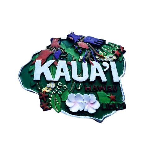 Imán decorativo Kauai Hawaii para refrigerador miniatura 2