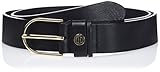 hilfiger gürtel herren h schnalle  Tommy Hilfiger Damen CLASSIC BELT 3.5 Gürtel, Schwarz (Black 002), 85