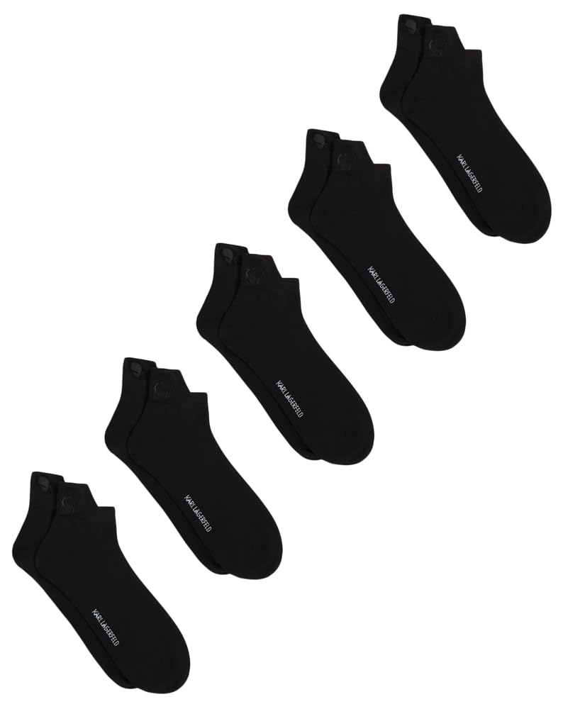 KARL LAGERFELD Herren K/Kameo Logo Sneaker Sock (5 Pack)