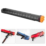 12-Round Magazine Bullet Clips Recharge Rapide Fléchettes Bullet Clip de Remplacement Porte-fléchettes Gun Drôle Enfants Jouet Cadeau de Noël pour Nerf Rival Apollo Zeus Blaster Pistolets (Noir)