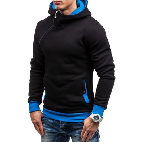 Ymosrh Men's Hoodies, Long Sleeve Quarter Zip Casual Workout Pullover Hooded Sweatshirts, M-3XL2