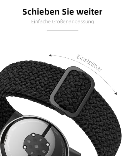 SimpleThings Plecione opaski na nadgarstek do Google Pixel Watch 3 4(41mm)/2/1, regulowana, oddychająca, sportowa nylonowa opasanka na nadgarstek dla Pixel Watch, dla mężczyzn i kobiet, 4 3(45mm