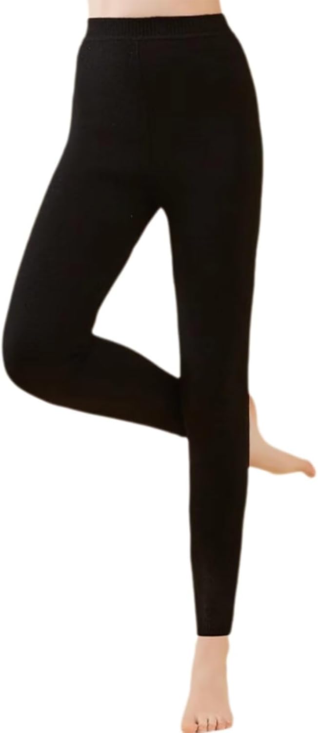 97.2% Cashmere Leggings Womens Thermal Underwear Pants Warm Soft Long Johns for Hiking Skiing