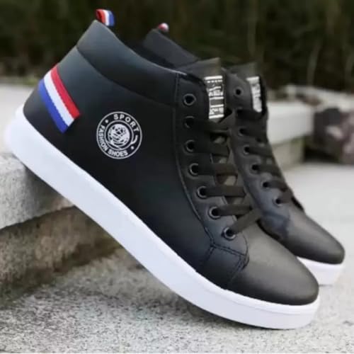 Image of High Tops Shoes for Men (Black)