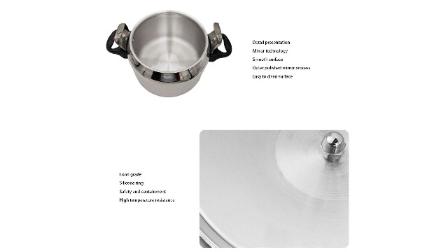 Olla a presión de aluminio gran capacidad miniatura 7