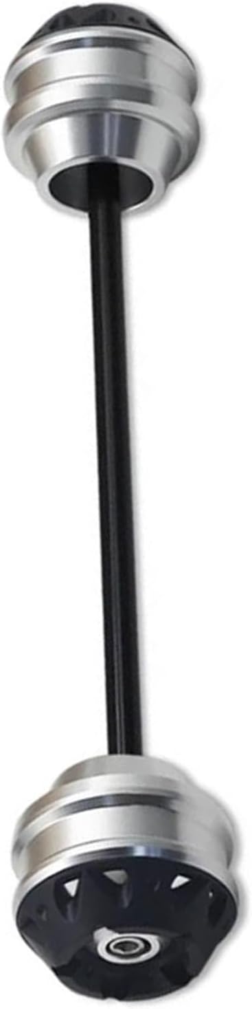 Motorcycle Wheel Protector Motorcycle Front Rear Wheel Fork Slider Axle Crash Protector Cap for Suzuki GSX-S750 2015-2018 2019 2020 2021(Front Silver)