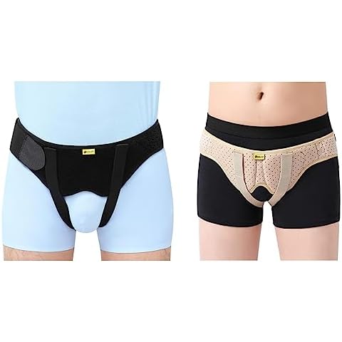TENB Hernia Belts for Men Groin Hernia Support for Men and Women Medical Hernia Guard Inguinal Truss for Single/Double Sports Hernia Adjustable Waist Strap with Removable Compression Pads Cover