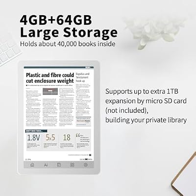 Bigme B6 Color E-Reader, Colour eBook Readers 6 Inch E-Ink eReaders Digital ePaper Tablet with Android 14, 4GB+64GB, Adjustable Front Light eReader Device with Audiobook Translator Voice Recorder